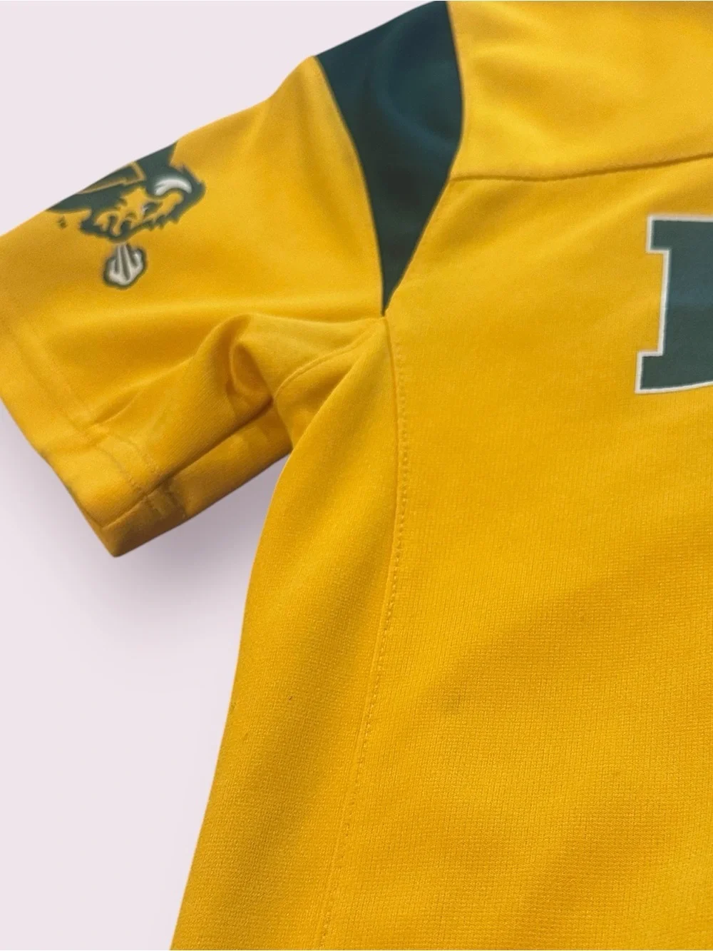 Colosseum NDSU Youth Gold & Green Football Jersey #8 Size Medium (10/12)